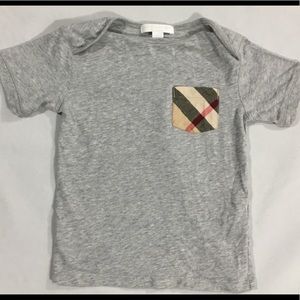 3T boys Burberry Gray t-shirt